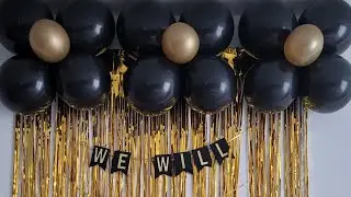 Quick farewell decoration ideas for beginners | balloons decoration at home #short
