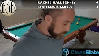 Video Analysis: Rachel Hall 329 v Sean Lewis 668 9 ball race to 9 4/23/25
