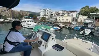 RYA dayskipper course , confined area three point turn