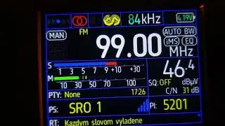 FM 99.0 RTVS - R&aacute;dio Slovensko (Bansk&aacute; &Scaron;tiavnica/Sitno,SVK) / Reception in Belgrade