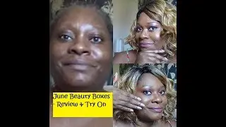 June UK Beauty Box Subscriptions And Trying On The Products On Deep Skin