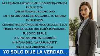 Mi hermana puso a mi hijo a servir comida en su fiesta: “Ya es hora de que aprenda cuál es su lugar”