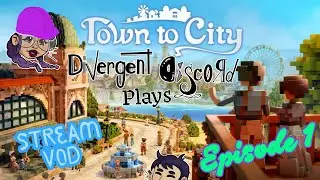 The City of Townsville | Sam Builds for her Pixel People in Town to City | Twitch VOD Episode 1