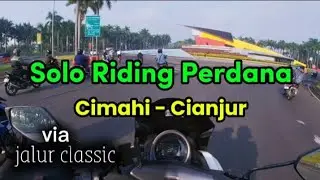 Solo Riding Perdana | Cimahi – Cianjur via Cipatat, Ciranjang, Sukaluyu | Motovlog Santai