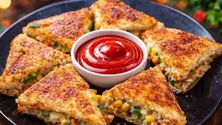 Only 10 mins Early morning breakfast Easy healthy kids lunch box tiffin recipe|| 