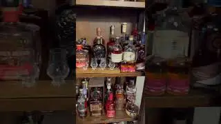 Whiskey Cabinet Redesign &ndash; Hiding the Basics, #review #bourbon #whiskey #whisky