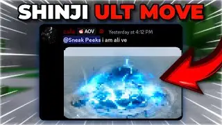 NEW SHINJI ULT MOVE + COMBAT SYSTEM CHANGES + SHINJI THUMBNILE + MORE