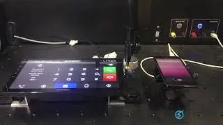Infotainment connectivity testing with mobile phone - QUACO Pro S