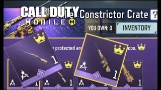 KILLER CONSTRICTOR CRATE OPENING | COD MOBILE