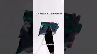 Crimson & Jade Green Blend | 7 Colors  #shorts