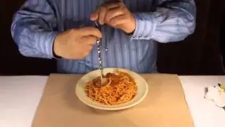 Fun Eating with The Original Spaghetti-Pasta-Noodle Fork