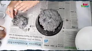 Misa z papierowej masy - Domowe sposoby na recykling papieru.