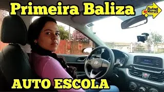 PRIMEIRA BALIZA NA AUTO ESCOLA (GIOVANNA) #AUTOESCOLA #BALIZA #CNH #HABILITAÇÃO