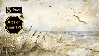 Vintage Coastal Landscape Screensavers | Art for Your TV | No Music