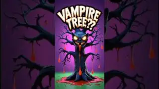 Meet the Vampire Tree That Drinks... Sunlight 🧛&zwj;♂️🌳 | #VampireTree #WeirdPlants #Shorts #LookmanTV