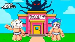 ESCAPA DEL MONSTRUO DE LA GUARDERIA COMPLETO (DAYCARE 2 ROBLOX)