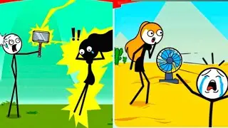 Draw Fly (WEEGOON) gameplay walkthrough Level 40-72  Solutions - Funny stickman puzzle game ||