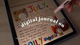 digital journal on samsung notes with android tablet 🌱
