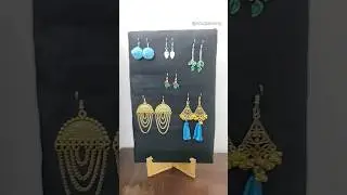 Create jewellery display stand from waste #diy #tutorial #trashtotreasure #ecofriendly