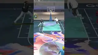 Half court alley oop #2k23 #shorts #alleyoop