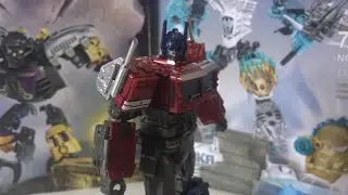 Stop-motion Transformers. Test 4. Optimus Prime and Fasttrack. #transformers