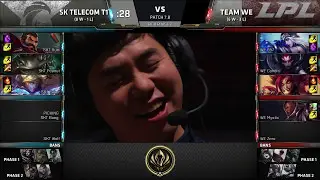 SKT vs WE (MSI 2017 Group Grand)