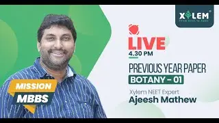 MISSION MBBS 2021 | NEET Previous Year Paper | Botany 2020 | XYLEM LEARNING