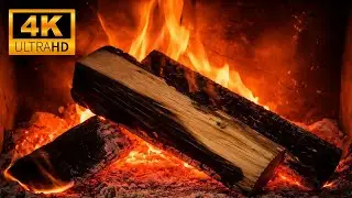 Fireplace in the Darkness 🔥 | A Cozy Woodfire Mood for Deep Relaxation