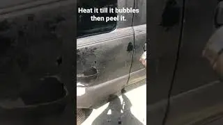 Remove Raptor Liner with Heat