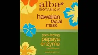 Alba Botanica Hawaiian, Papaya Enzyme Facial Mask, 3 Ounce