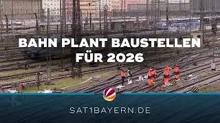Beeintr&auml;chtigungen bei der Bahn: Neue Baustellen ab 2026
