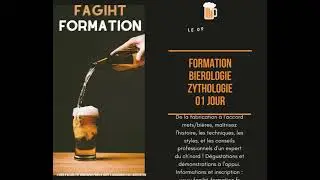 Formation Bi&eacute;rologie / Zythologie le 09/05/2022 &agrave; Annecy en Haute-Savoie avec FAGIHT Formation.