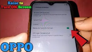 How to Enable Raise to Turn ON Screen in OPPO A5s
