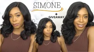 Парик Janet Collection Natural Me Blowout из синтетических волос высокой четкости на сетке - SIMONE + РОЗЫГРЫШ --/WIGTYPES.COM