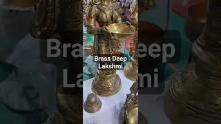 Brass Standing Deep Lakshmi | Brass welcome lady statues  | paavai vilakku brass #diwali #decoration