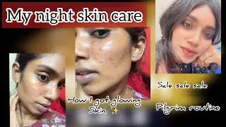 My night skin care routine | pilgrim birthday bash sale