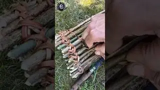 SURVIVAL FISH TRAP BASKET #shorts