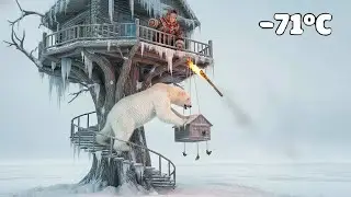A 90-Year-Old Yakutia Woman Defends Her Treehouse from a Polar Bear at -71&deg;C Blizzard