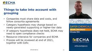 ECHA&rsquo;s support for industry action, Sampo Karkola ECHA