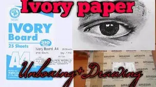 Ivory Paper Unboxing and review |  best paper for sketch