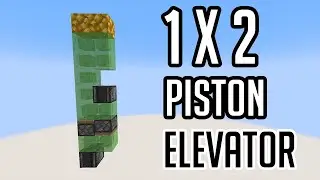 Minecraft 1x2 Elevator Made EASY