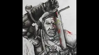 Speed Art - Geralt of Rivia (The Witcher Wild Hunt)
