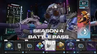 Season 4 battle pass tiers 1-50 in game showcase! - Halo infinite Infection