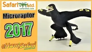 Safari Ltd. 2017 Microraptor || #HowiSafari Dinosaur Figure Review!