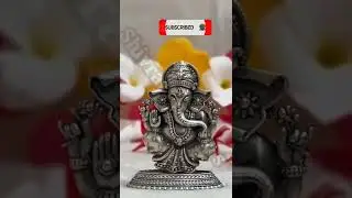 Ganesh silver idol designs in shivraj jewellers
