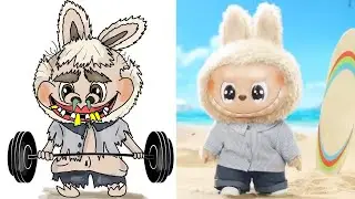 LABUBU - The Monster Labubu Funny Drawing Meme | Crazy Cartoon Meme P2