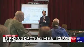 Tweed officials meet with New Haven residents to discuss airport expansio