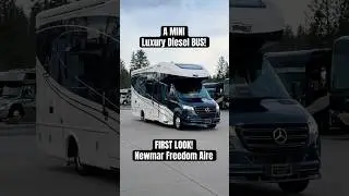 This RV is like a MINI Luxury Diesel Motorhome!  FIRST LOOK! NEWMAR Freedom Aire!