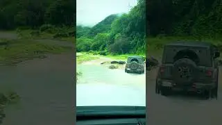 Scenic Drive to Ain Khor Waterfall &ndash; Water Crossing Road & Misty Hills #waterfall #salalah #khareef 