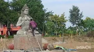 siv sankr ji 9 fit ki murti purn prosis#manojsaini art bijnor 12